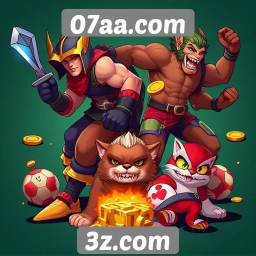 Análise da diversidade de jogos no 07aa.com