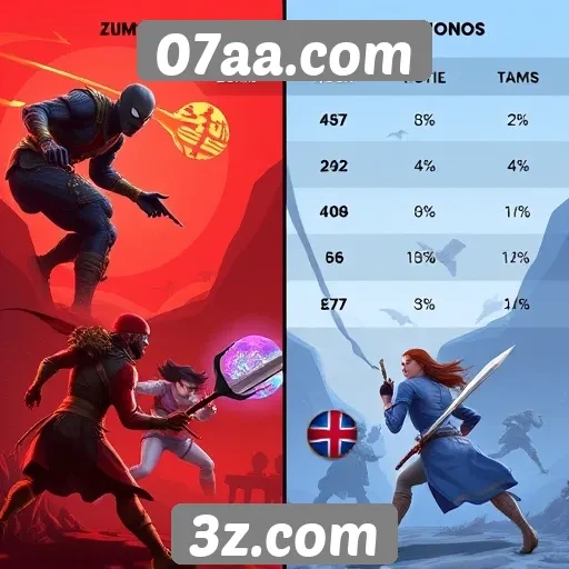 Comparação de gráficos e jogabilidade em 07aa.com