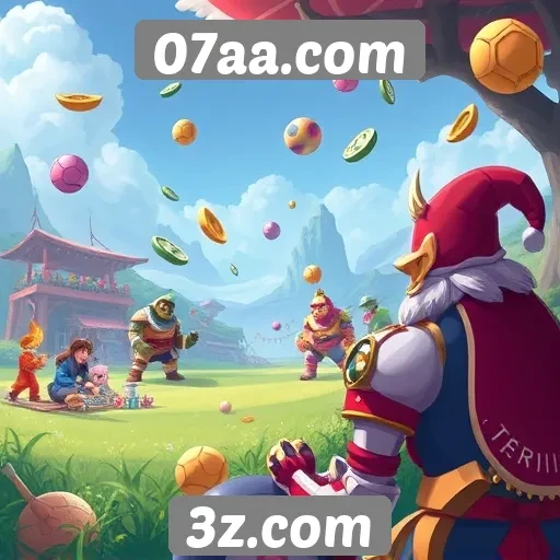 Variedade de jogos disponíveis no 07aa.com